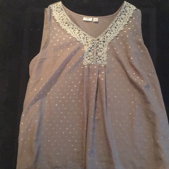 Cato Tops - ✅Final Price Cato Plus size beige gold tank 2x